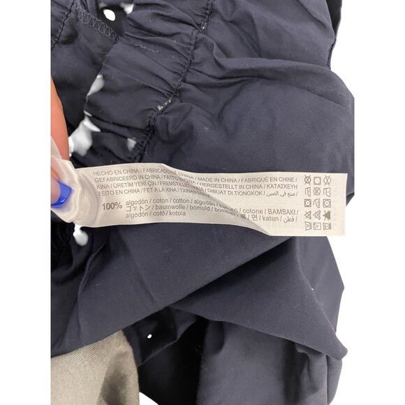 Zara Home Womens Pajama Pants S Small Navy Blue Drawstring Waist 4180/122 NWT - Picture 7 of 11
